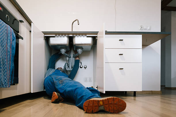 Professional Drain Cleaning technician working in Allenwood, NJ